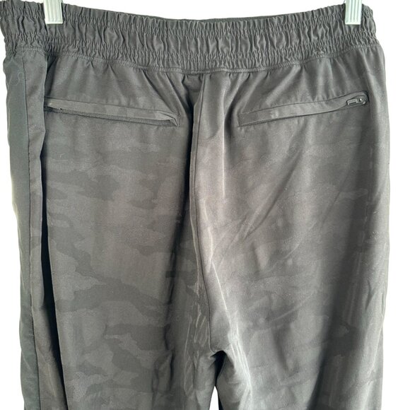 ATHLETA Brooklyn Lined Joggers Size Women’s 14 Camouflage Camo Black Athleisure - Picture 8 of 13